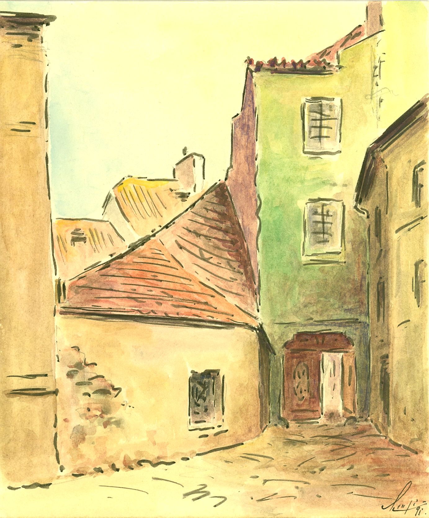 1991_Praha_0024_U_sv_Trojice_pod_Petřínem