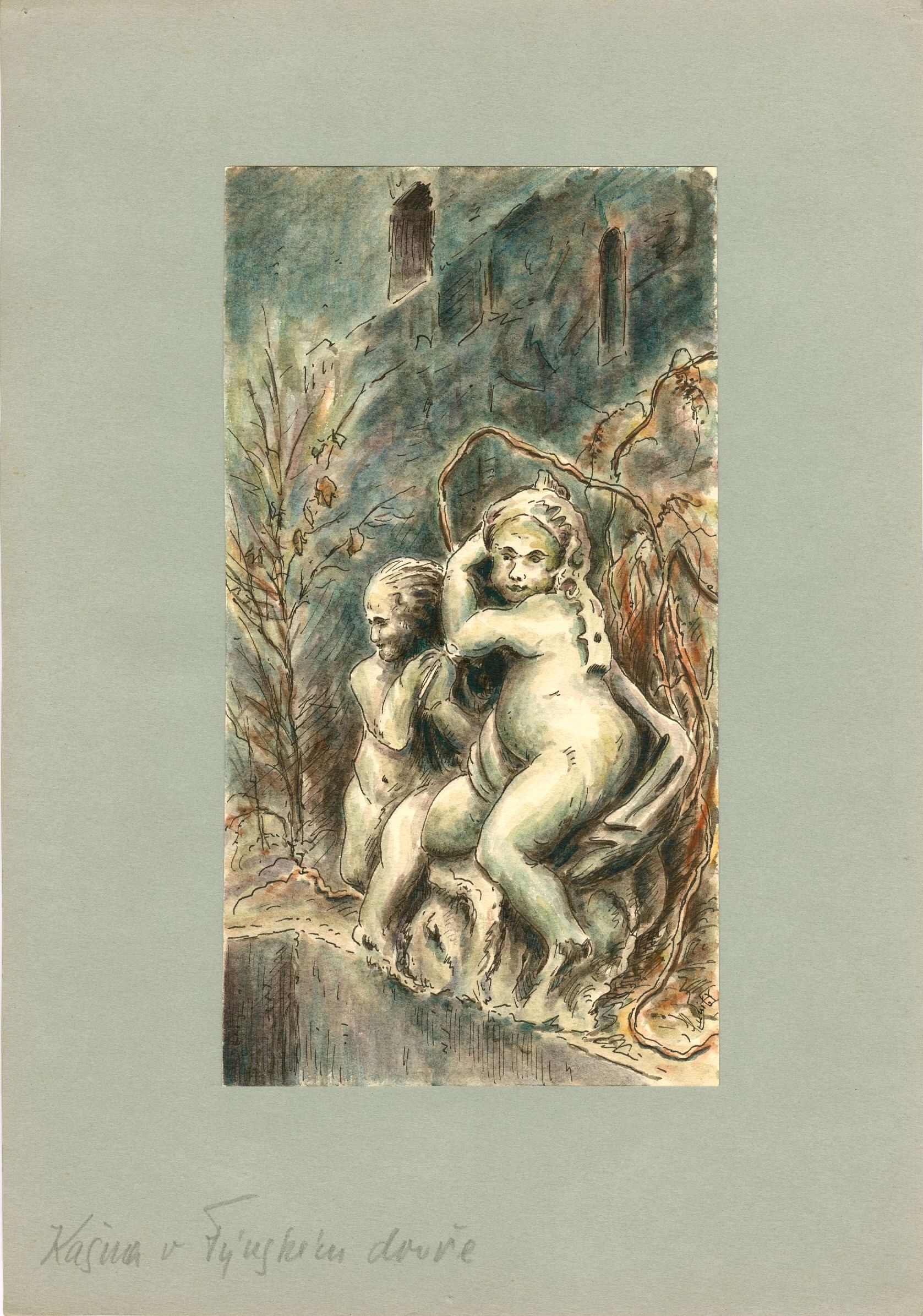 1967_Praha_0081_Kašna_v_Týnském_dvoře