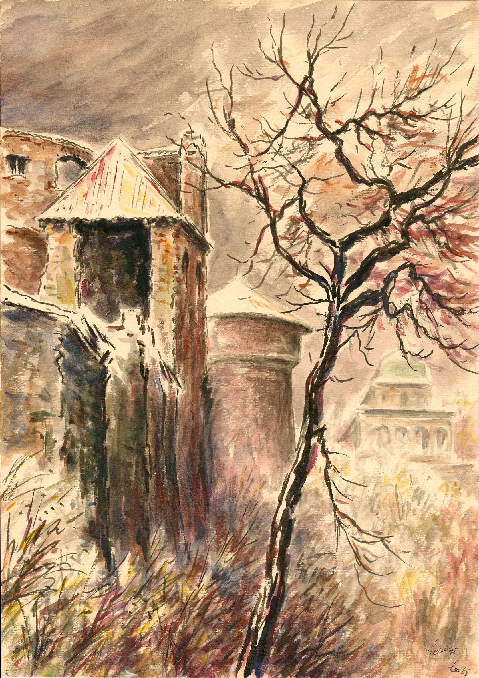 1968_Praha_0110_Vladislavské_opevnění-hrad