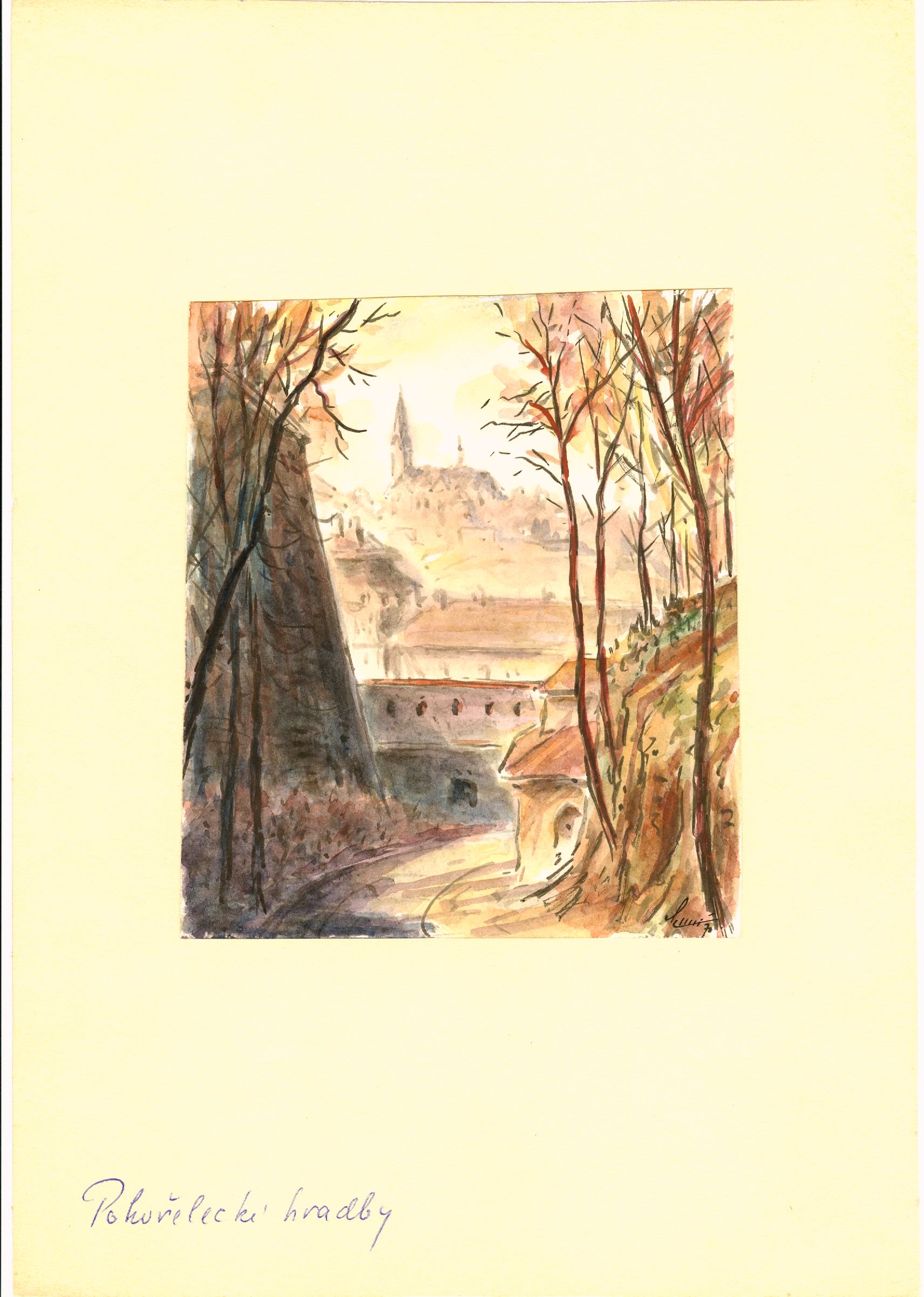 1972_Praha_0068_Pohořelecké_hradby